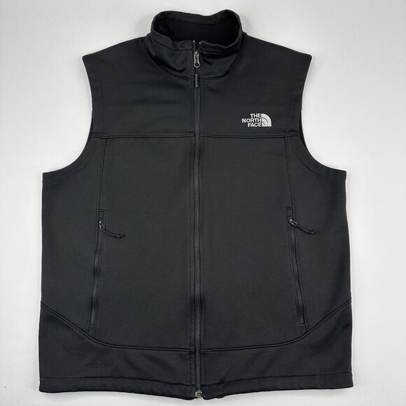 The North Face Men's Black TNF Windwall Softshell Outdoor Gorpcore Vest M/C44 - Picture 1 of 16
